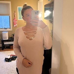 American Eagle Long-sleeved Plush Shirt - M